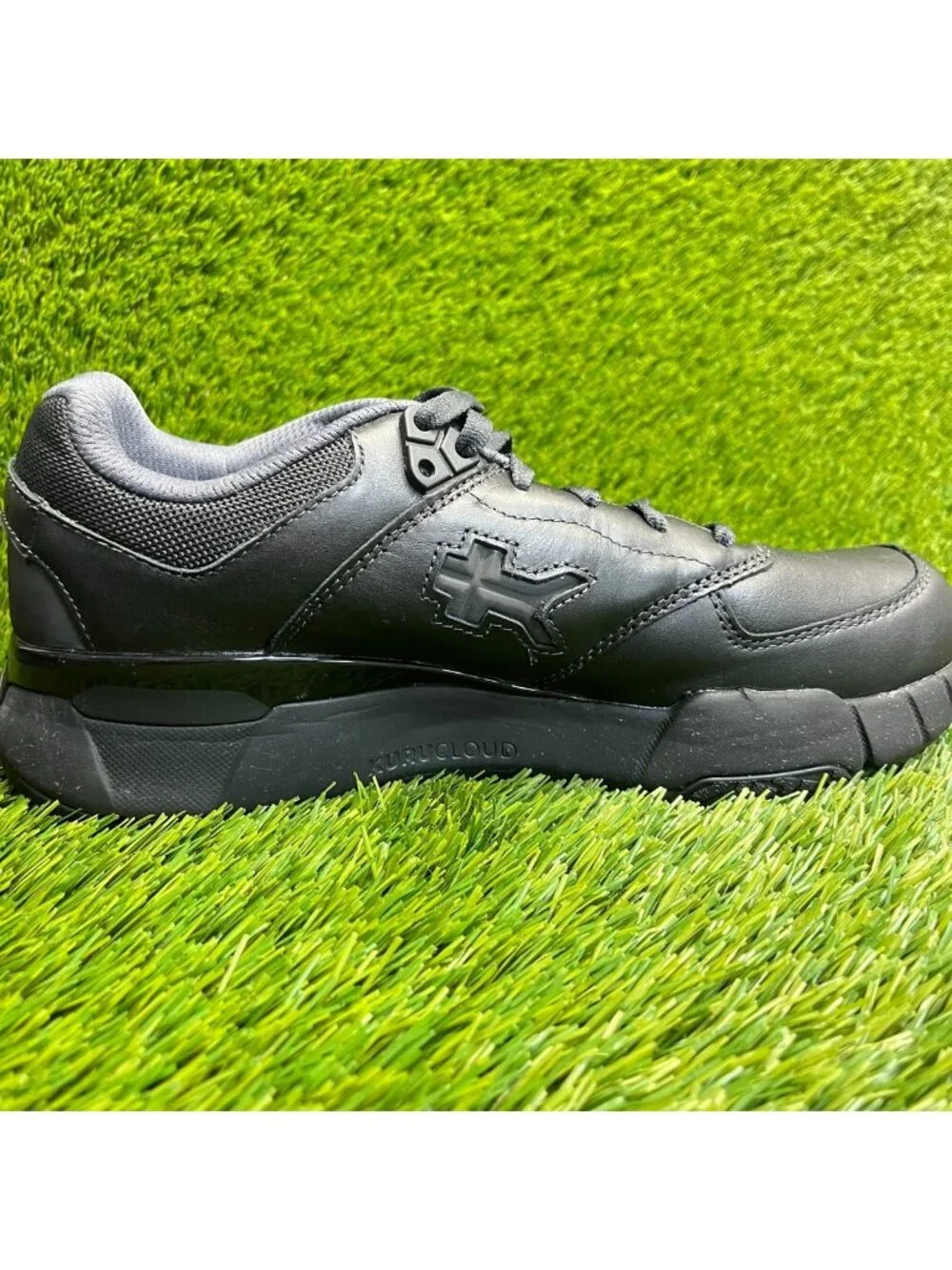Kuru Kinetic 2.0 Womens Size 9 Black Athletic Leather Walking Shoes Sneakers